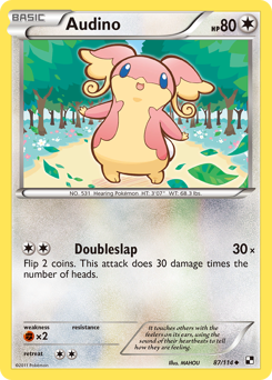 Audino #87 Black & White