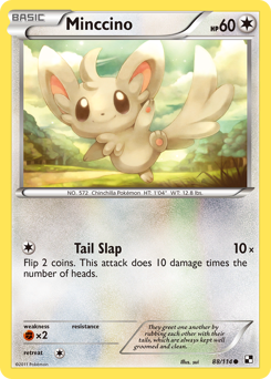 Minccino #88 Black & White