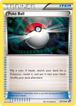 Poké Ball #97 Black & White