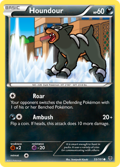 Houndour #55 PSA 10