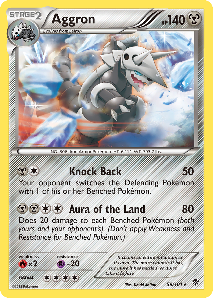 Aggron #59 Plasma Blast