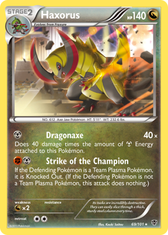 Haxorus #69 Plasma Blast