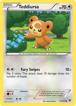 Teddiursa #75 Plasma Blast