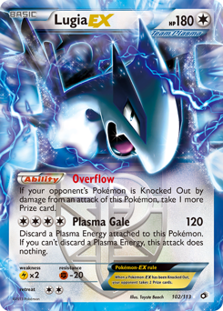 Lugia-EX #102 Legendary Treasures