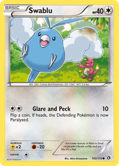 Swablu #103 Legendary Treasures
