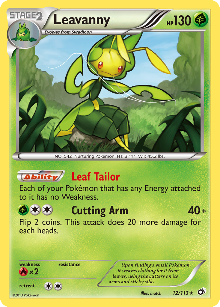 Leavanny #12 Legendary Treasures