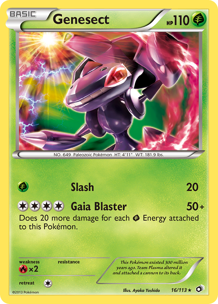 Genesect #16 Legendary Treasures