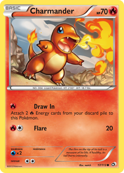 Charmander #17 Legendary Treasures