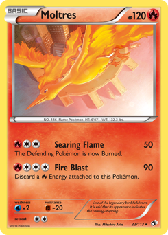 Moltres #22 Legendary Treasures