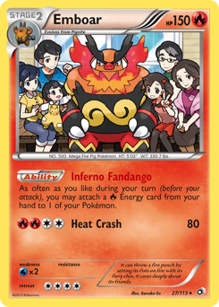 Emboar #27 Legendary Treasures
