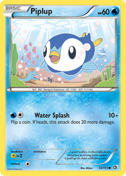 Piplup #33 Legendary Treasures