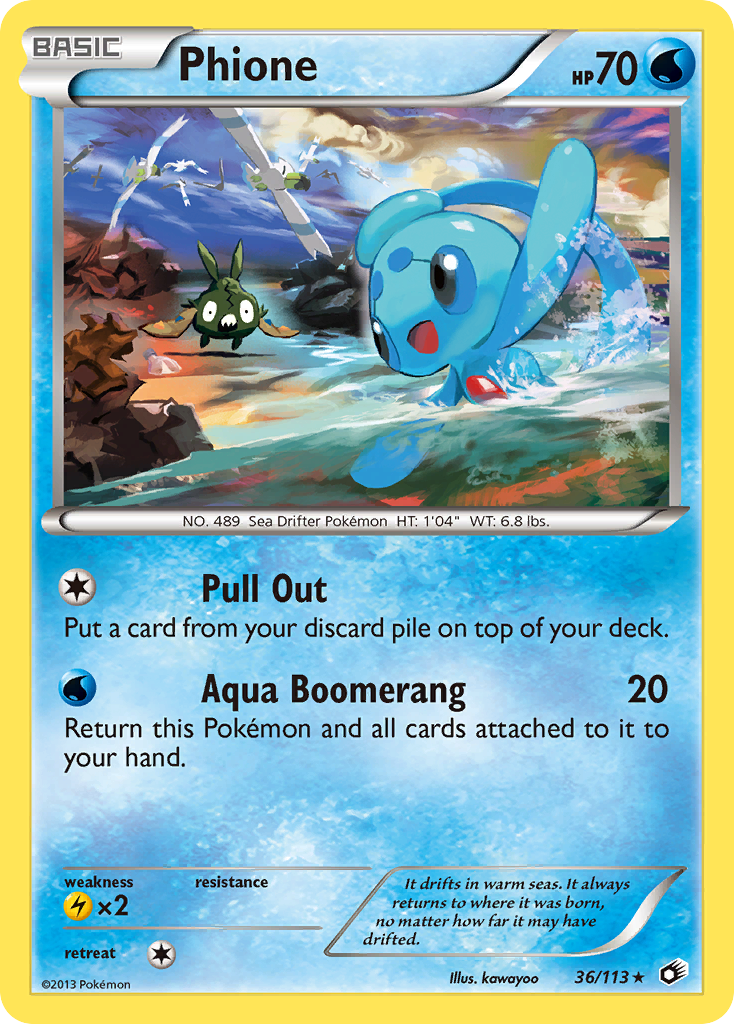 Phione #36 Legendary Treasures