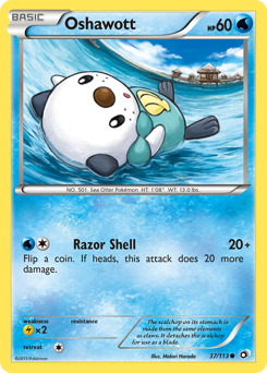 Oshawott #37 Legendary Treasures