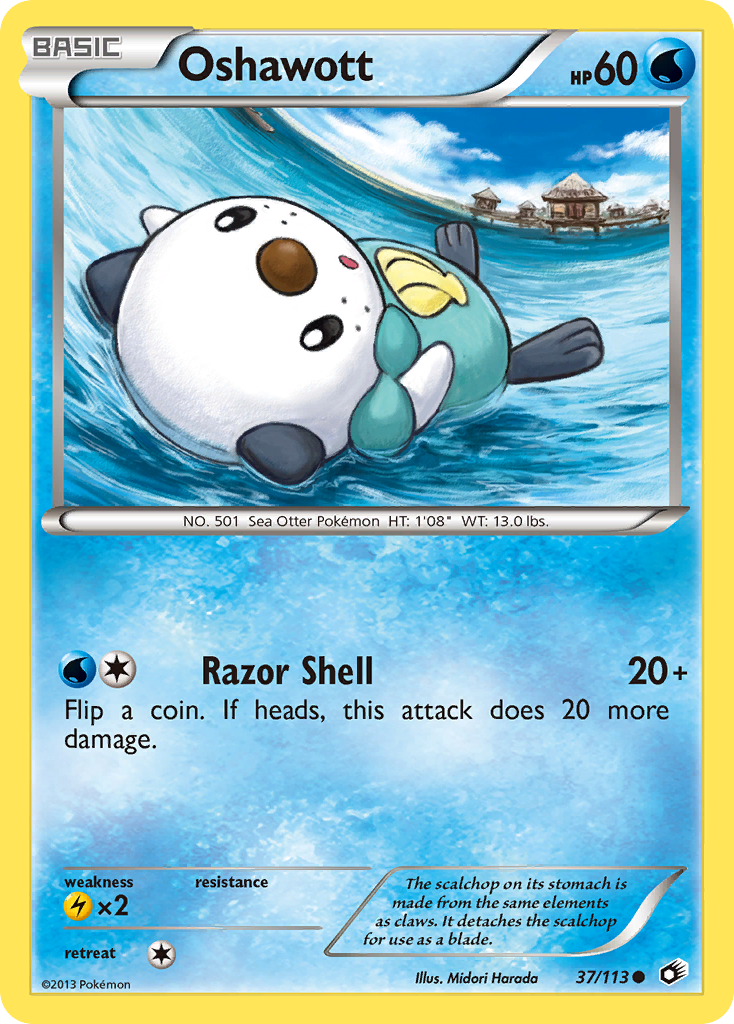 Oshawott #37 Legendary Treasures