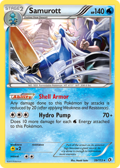 Samurott #39 Legendary Treasures