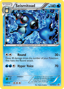 Seismitoad #42 Legendary Treasures