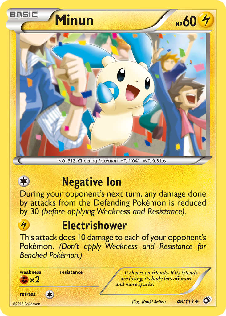 Minun #48 Legendary Treasures