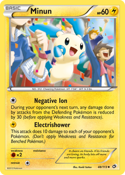 Minun #48 Legendary Treasures