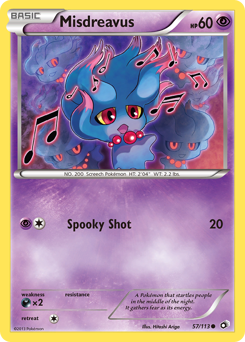 Misdreavus Legendary Treasures #57