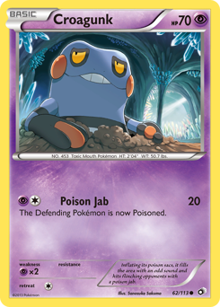 Croagunk Legendary Treasures #62