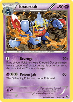 Toxicroak Legendary Treasures #63