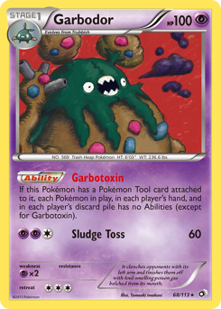 Garbodor #68 Legendary Treasures