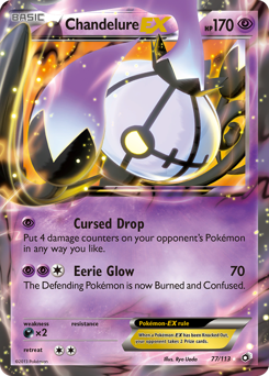 Chandelure-EX Legendary Treasures #77