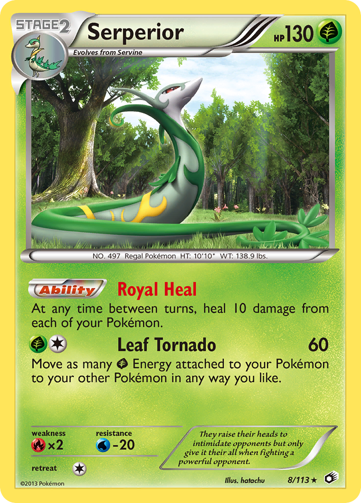 Serperior #8 Legendary Treasures