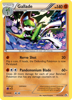 Gallade #81 Legendary Treasures