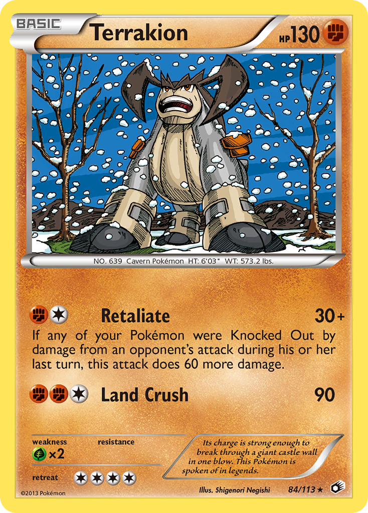 Terrakion #84 Legendary Treasures