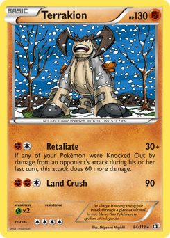 Terrakion #84 Legendary Treasures