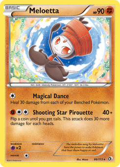 Meloetta Legendary Treasures #86