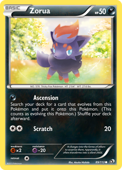 Zorua Legendary Treasures #89