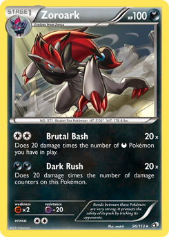 Zoroark #90 Legendary Treasures