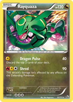 Rayquaza #93 Legendary Treasures
