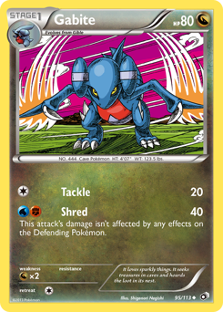 Gabite Legendary Treasures #95