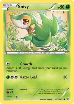 Snivy #RC1 Legendary Treasures