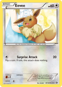 Eevee #RC14 Legendary Treasures