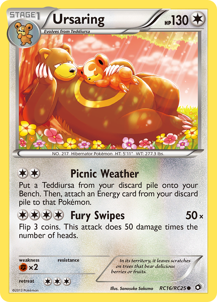Ursaring #RC16 Legendary Treasures