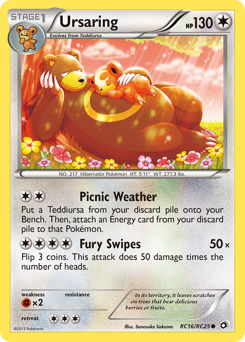 Ursaring #RC16 Legendary Treasures