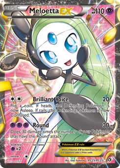 Meloetta-EX #RC25 Legendary Treasures