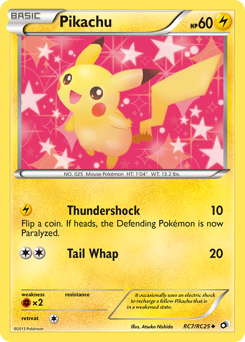Pikachu #RC7 Legendary Treasures