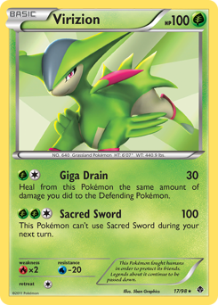 Virizion #17 PSA 10