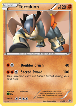 Terrakion #63 PSA 10