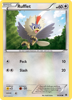 Rufflet #86 PSA 10