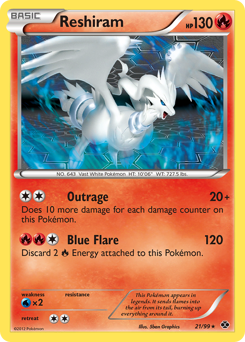 Reshiram #21 PSA 10
