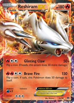 Reshiram-EX #22 Next Destinies