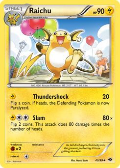 Raichu #40 Next Destinies