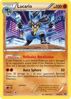 Lucario #64 Next Destinies