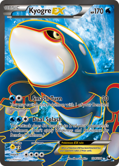 Kyogre-EX #104 Dark Explorers